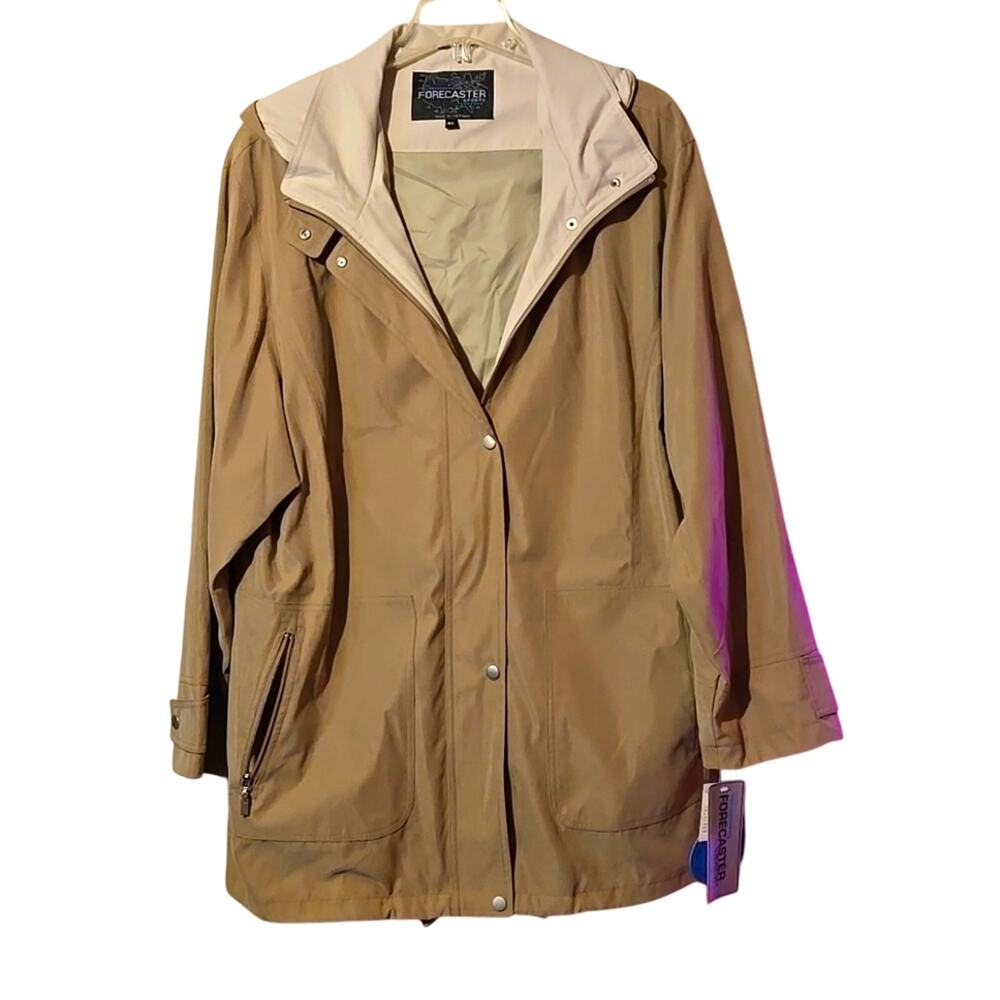 NWT Forecaster XL Brown/Tan Jacket/Parka with Removable Hood